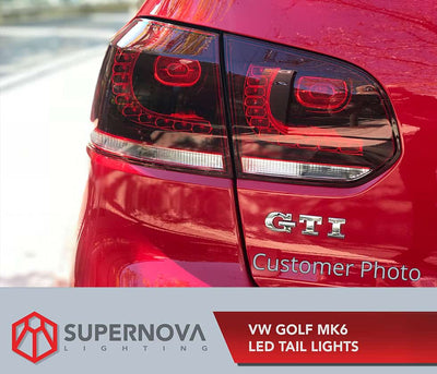 Mk6 LED Tail Lights Installation