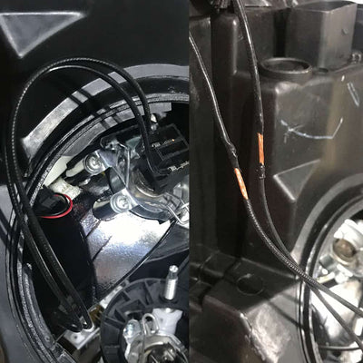 How to wire Fast Fit wiring harness to high beam