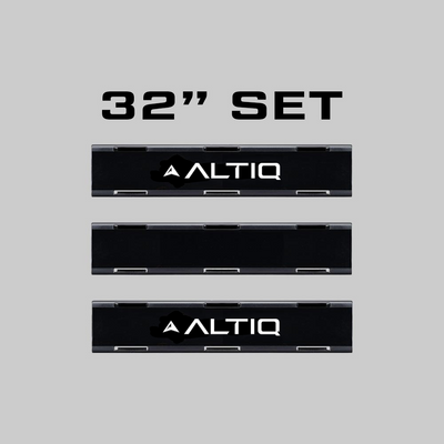 Delta series single row Lightbar - Blackout Covers