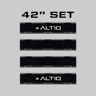 Delta series single row Lightbar - Blackout Covers