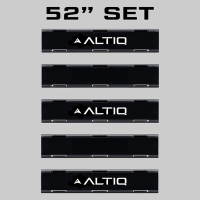 Delta series single row Lightbar - Blackout Covers