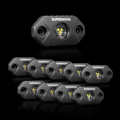Supernova Rock Light White - 10 Pack Bundle