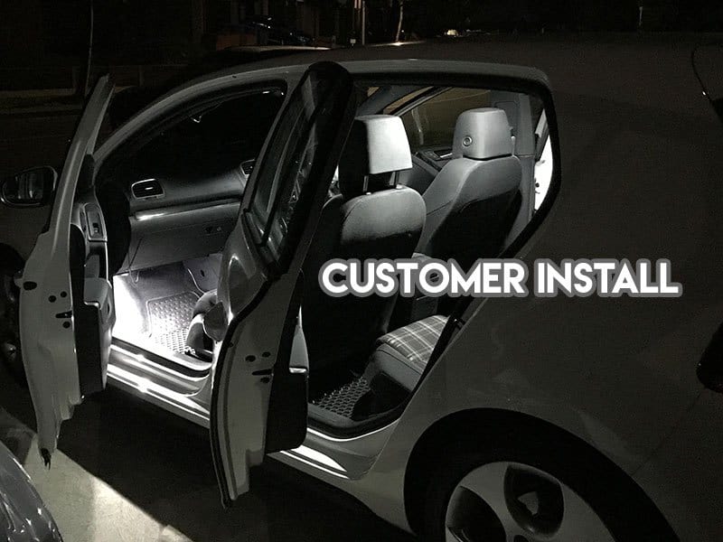 VW Golf MK5/6 Full Interior LED Kit - 11pcs