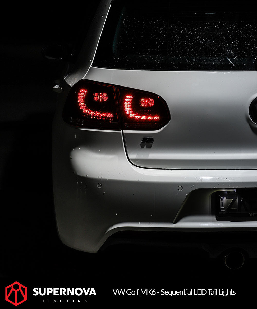 VW Golf Mk6 Sequential LED Tail Lights 2009-2013