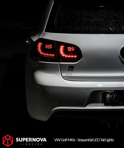 VW Golf Mk6 Sequential LED Tail Lights 2009-2013